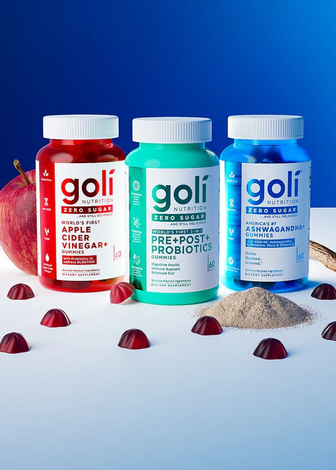 Goli Ashwagandha Gummies for stress relief and sleep support